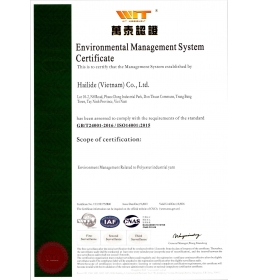 ISO 14001證書(shū)-越南
